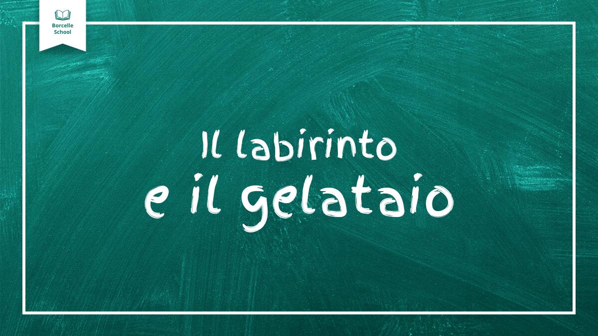Il labirinto e il gelataio: scheda di logica per bambini - 
