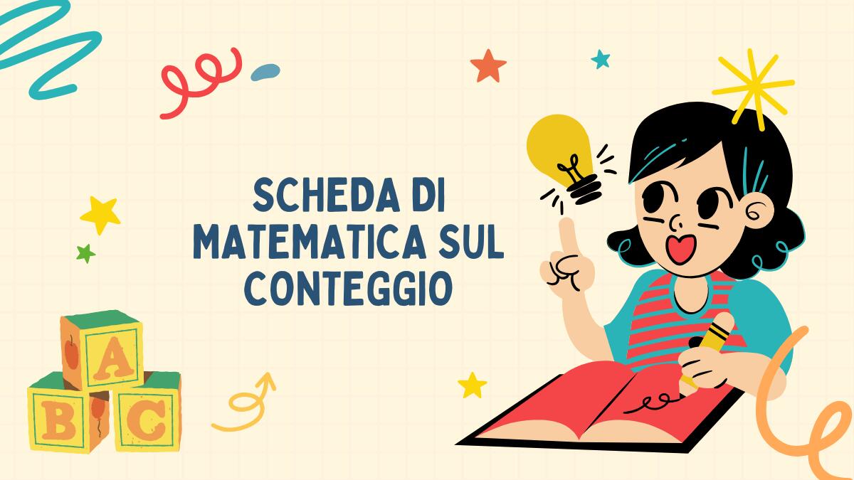 Conta i palloncini: scheda di matematica per bambini - 