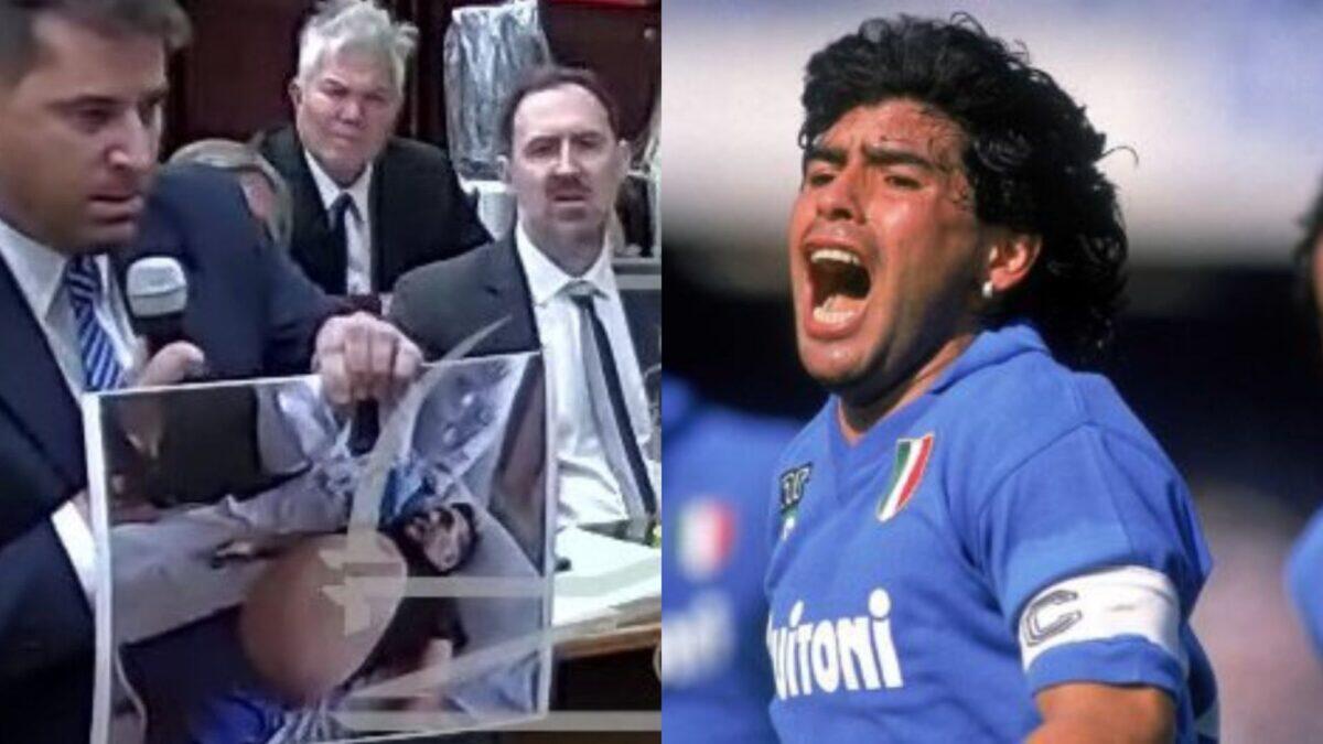 La foto choc di Maradona in aula | I medici mentono sul suo stato di salute? -