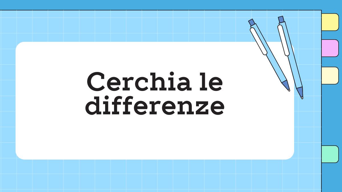 Cerchia l'immagine diversa: scheda di logica per bambini - 