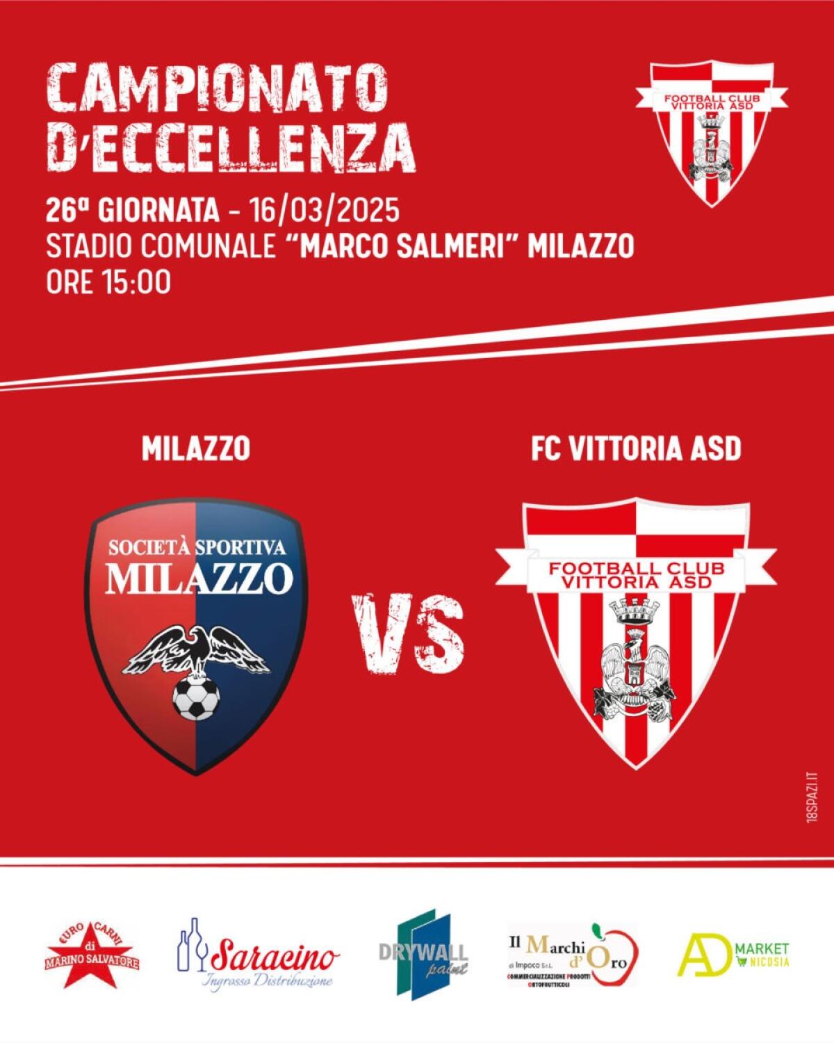 Milazzo vs Football Club Vittoria: il divieto di trasferta cambierà le sorti della partita? - 