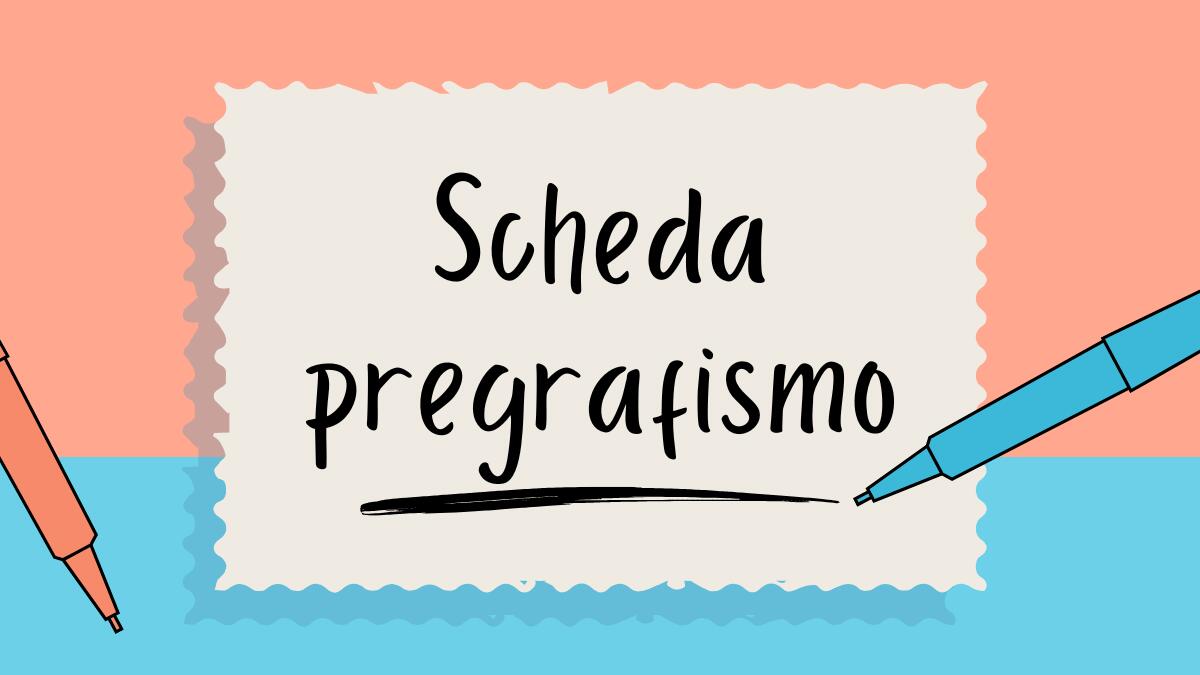 Pregrafismo: scheda educativa per bambini dell'infanzia - 