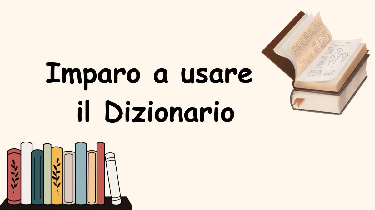 Scheda didattica sull'uso corretto del dizionario - 