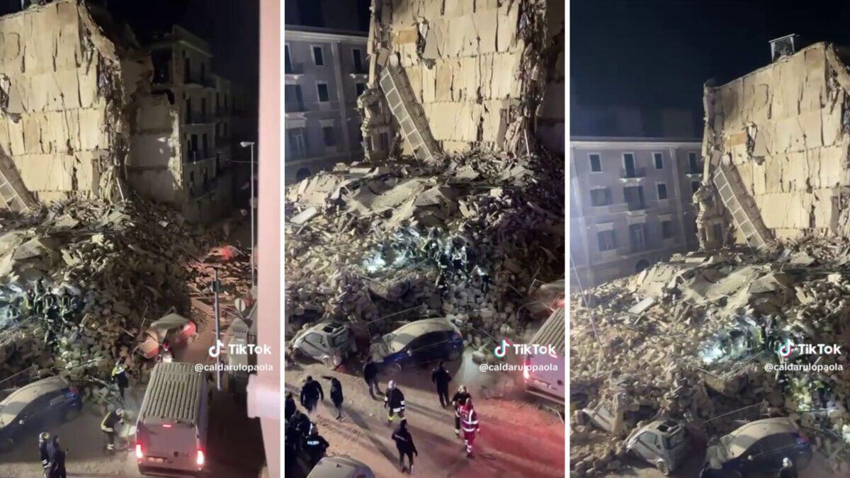 Crollo di palazzina a Bari | Una donna scomparsa nonostante lo sgombero: cosa è successo davvero? -