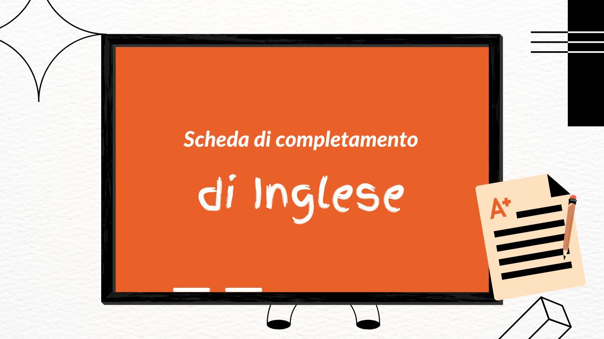 Completamento di parole in inglese: scheda educativa per bambini - 
