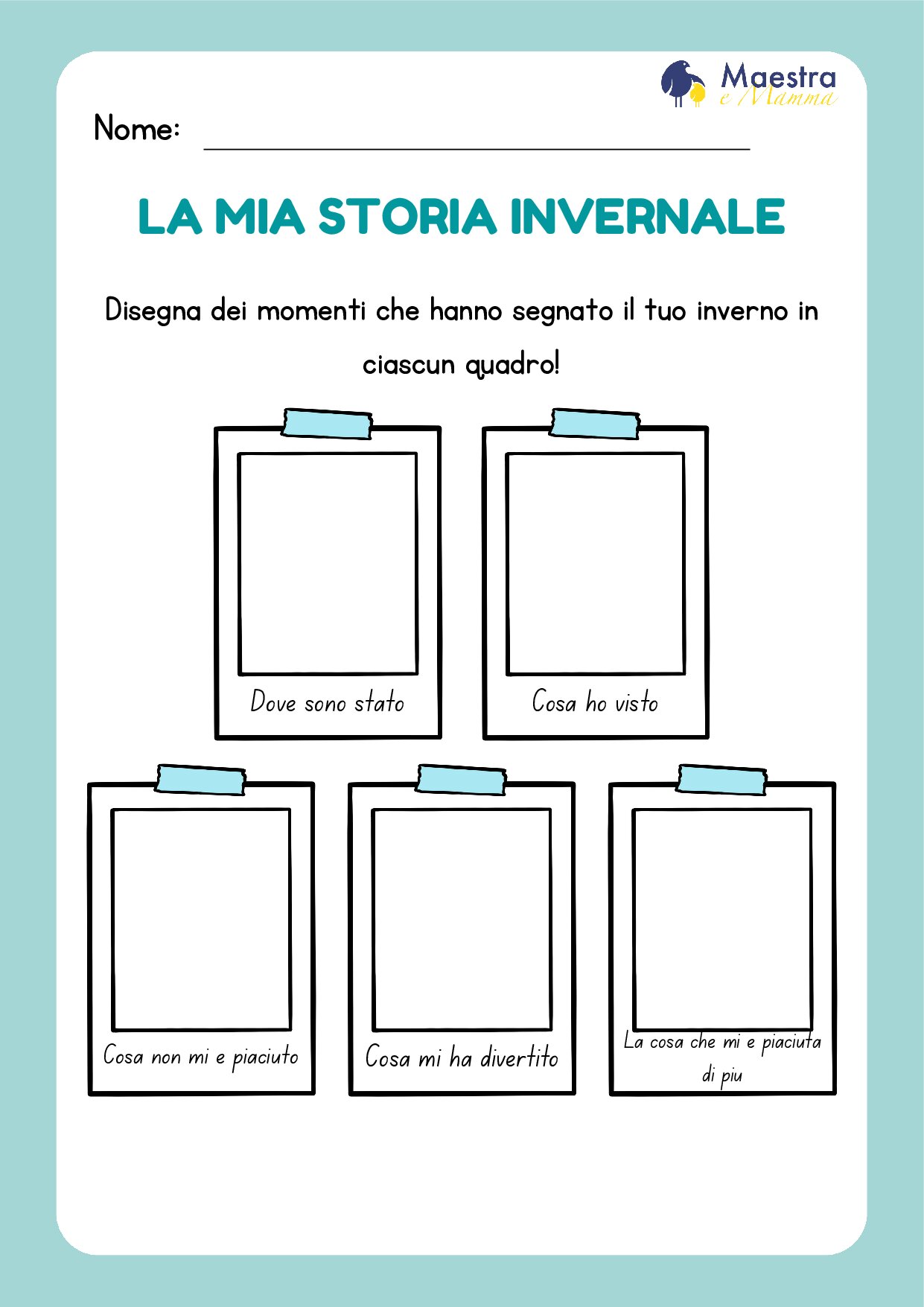 La mia storia invernale scheda didattica [101 KB]
