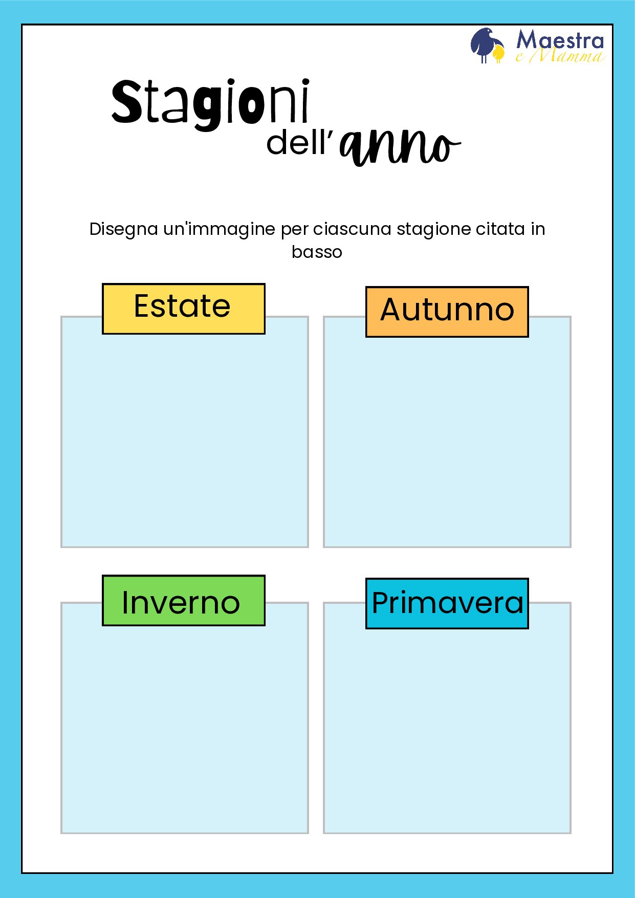 Scheda didattica stagioni dell'anno [68 KB]