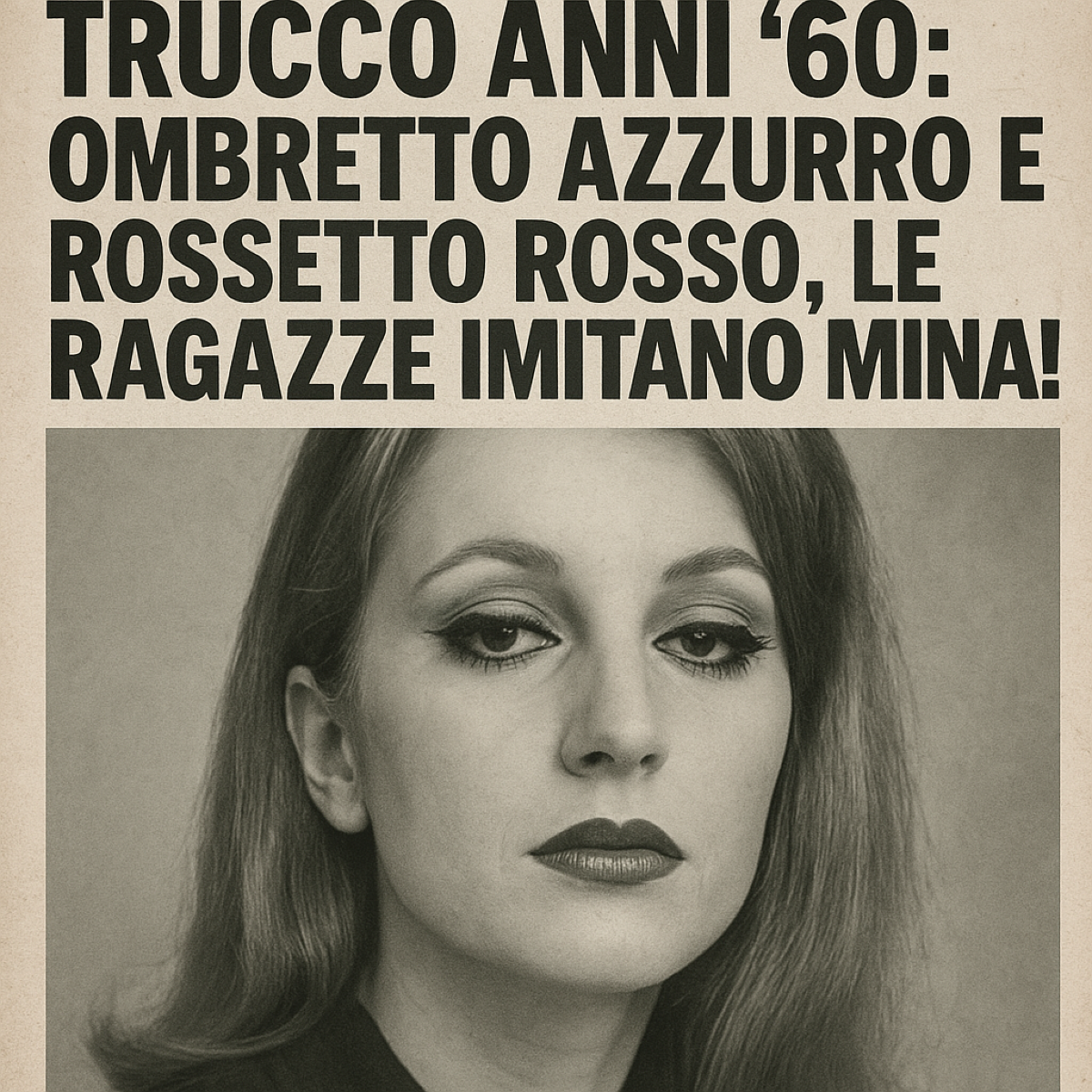 Anni 60: il trucco alla Mina che fece litigare madri e figlie (e svuotare i negozi di rossetti rossi!) -