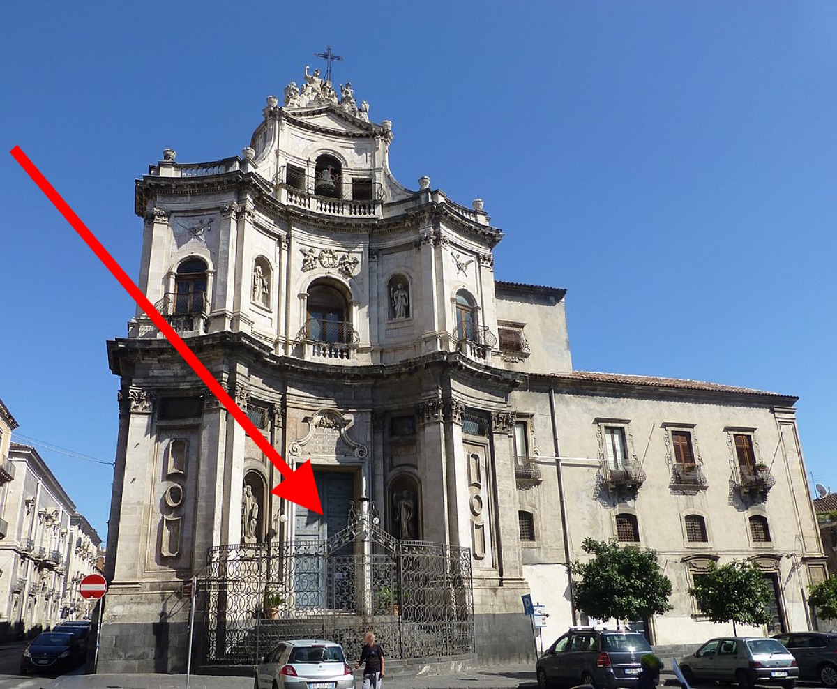 Sta lasciando tutti senza parole | Scoperto cosa si nasconde nella Chiesa di San Placido a Catania - Foto: Panoramio upload bot/Wikipedia