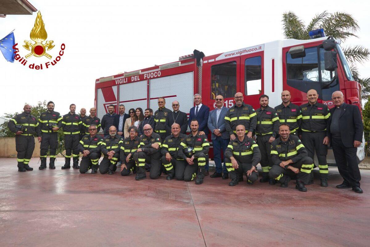 Vigili del Fuoco in visita speciale | Scopri cosa ha detto il Vescovo di Ragusa! -