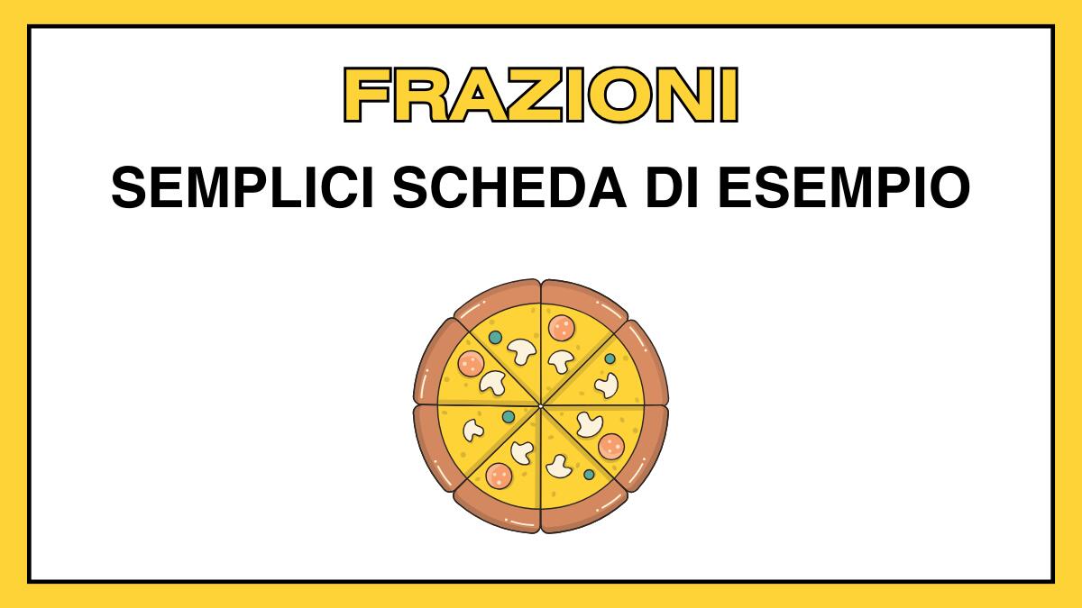 Frazioni semplici: esercizi di matematica per bambini - 