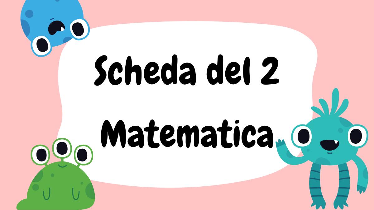 Tabellina del 2: esercizi di matematica per bambini - 