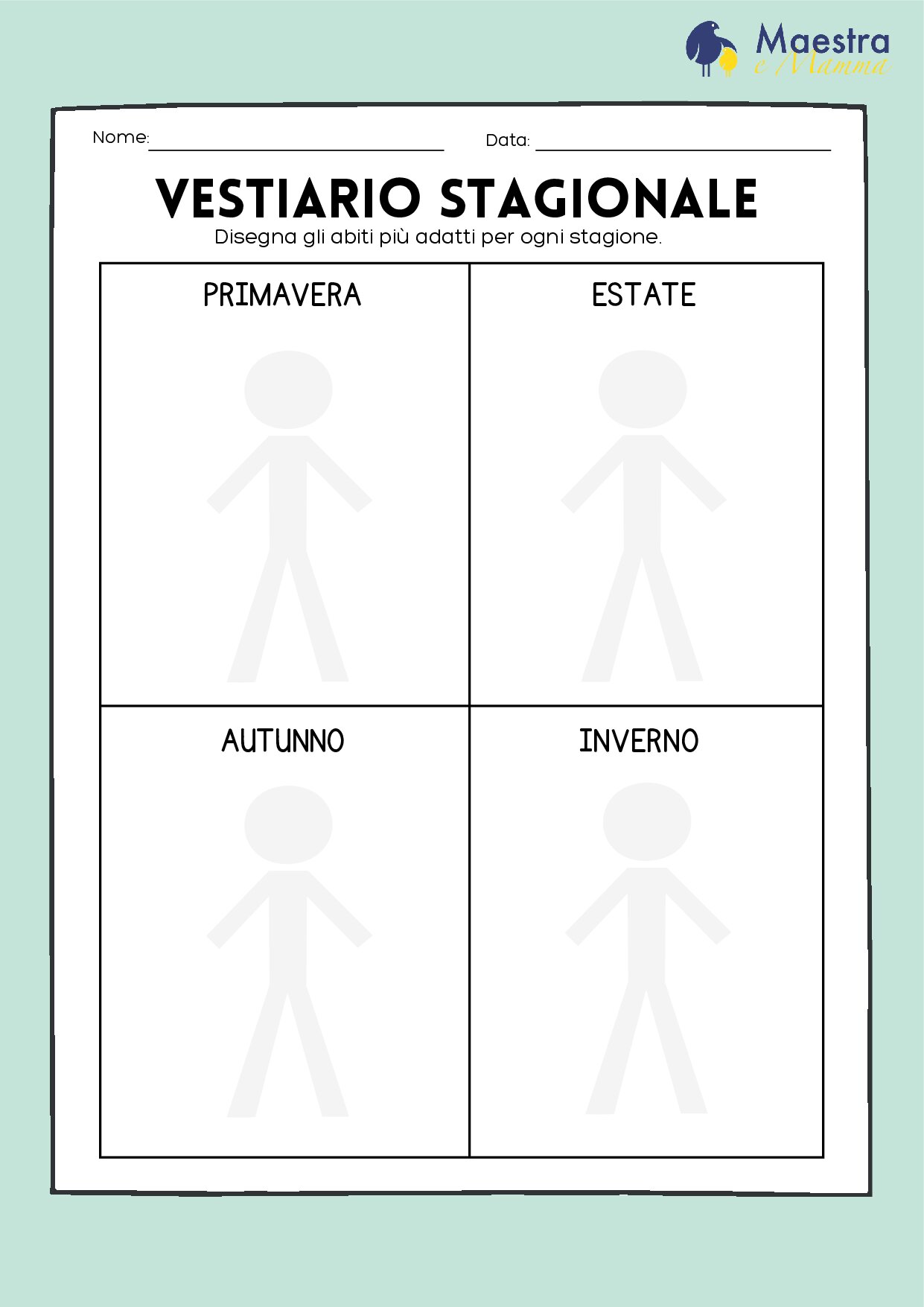 Vestiario stagionale scheda didattica [67 KB]