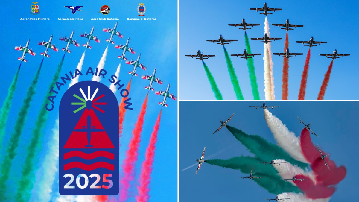 Catania Air Show 2025: programma completo (orario Frecce Tricolori) - Credit foto: Comune di Catania