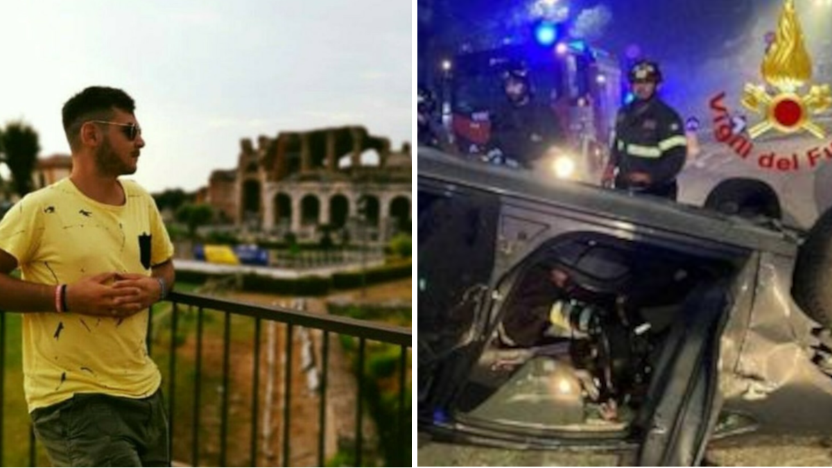Auto ribaltata: 4 feriti e una vittima nell'incidente mortale -