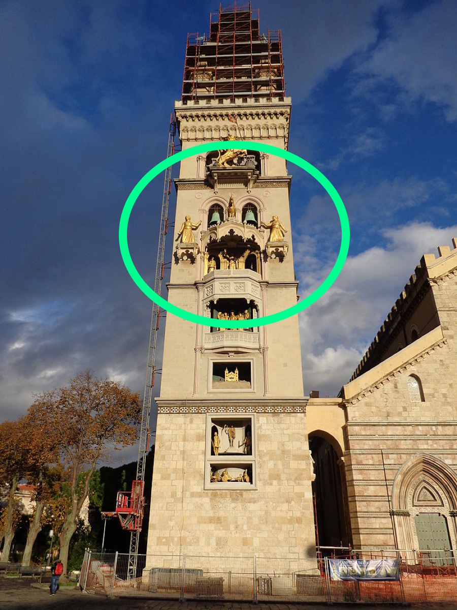 Nessuno si aspettava una cosa simile | Il campanile del Duomo di Messina ha un segreto incredibile - Foto: Superchilum/Wikipedia