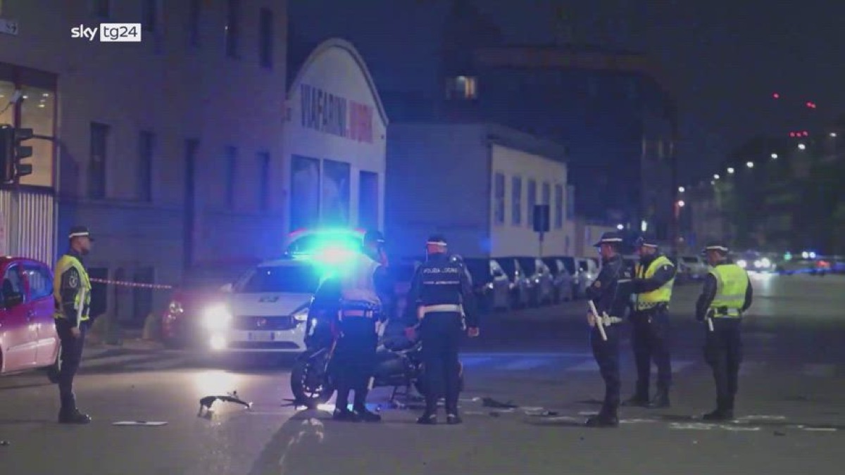 Incidente mortale: 21enne decede in scooter dopo aver visto la polizia - Credit foto: Sky TG24