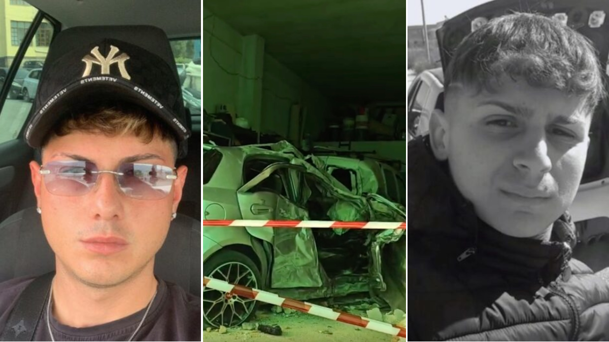 Incidente mortale: schianto contro saracinesca per due giovani 