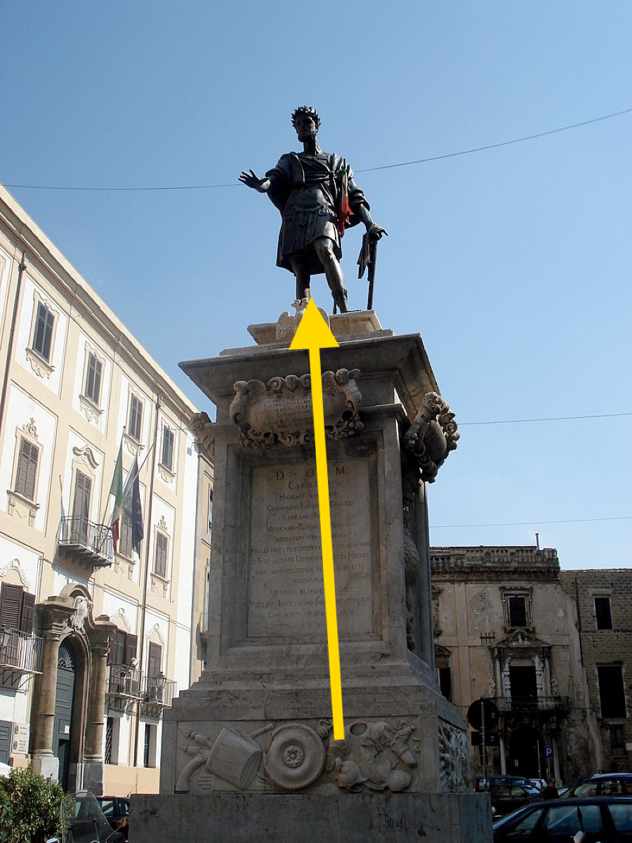 C'è una statua a Palermo che nasconde un oscuro segreto | Tutti si chiedono cosa si cela dietro - Foto: G.dallorto/Wikipedia