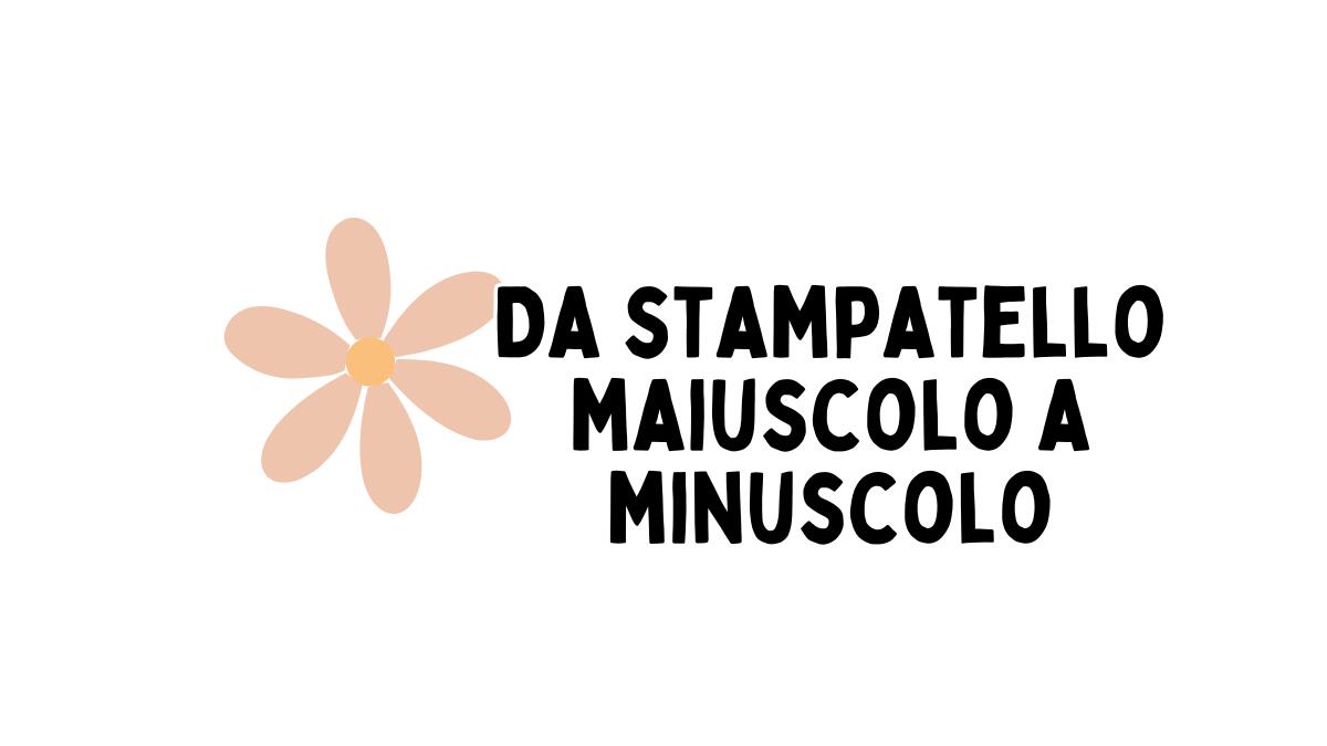 Scheda didattica: abbina lettere maiuscole e minuscole in stampatello - 