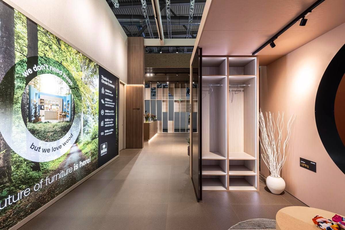 Produzione sostenibile di mobili di design, Gruppo Saviola a Interzum 2025 -