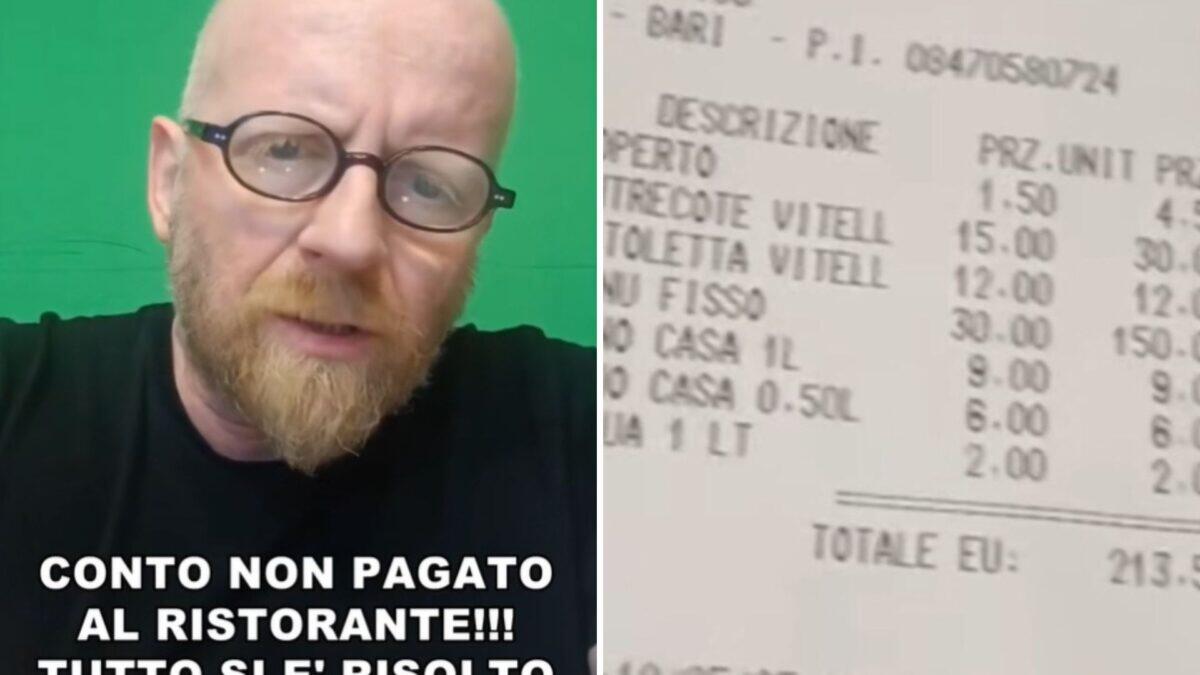 Scappano senza pagare il conto da 213 euro | Ecco perché il ristoratore ha deciso di perdonarli! -