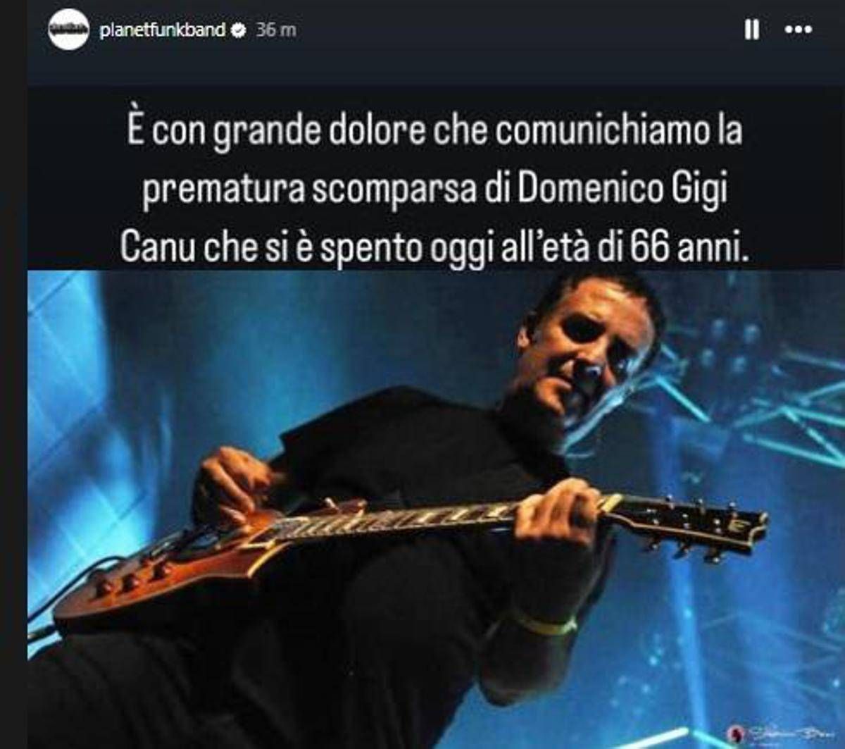È morto Domenico Canu, il chitarrista dei Planet Funk aveva 66 anni - 