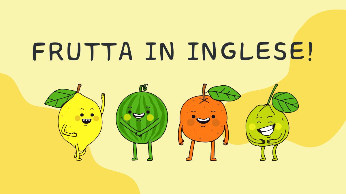 Scheda didattica: Abbinamento frutta in inglese - 