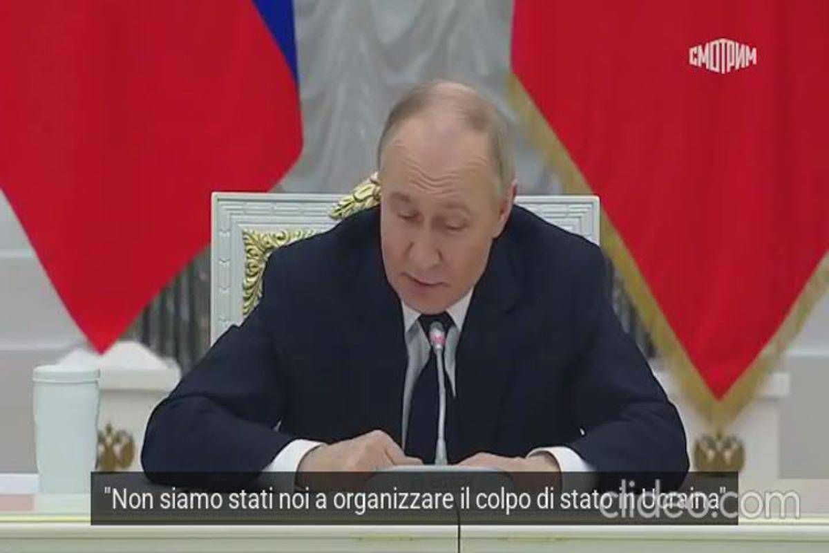 Putin: "Guerra in Ucraina? Russia costretta, non è colpa nostra" - Video - 