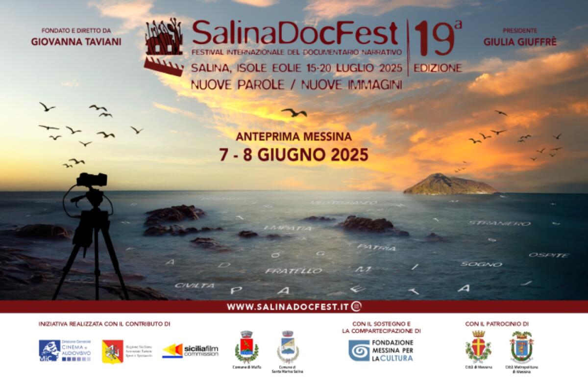 SalinaDocFest 2025 anticipa le date estive | Il Comune di Messina si prepara a una storica anteprima! -