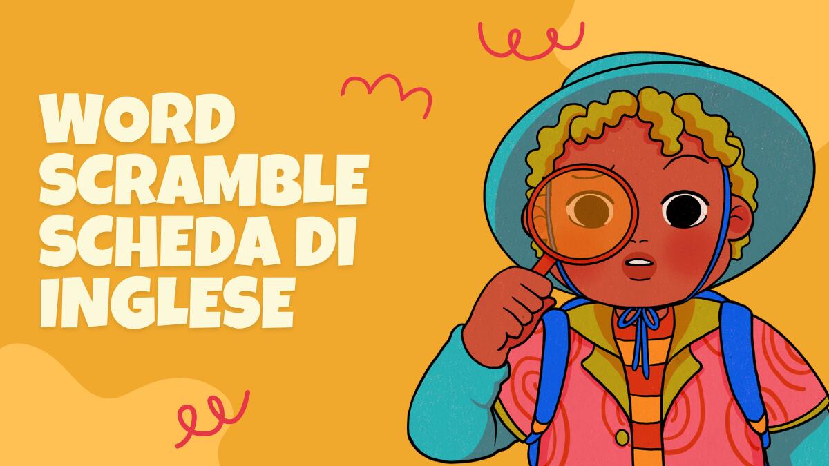 Scheda di inglese sulla famiglia: riordina le parole e scopri i nomi - 