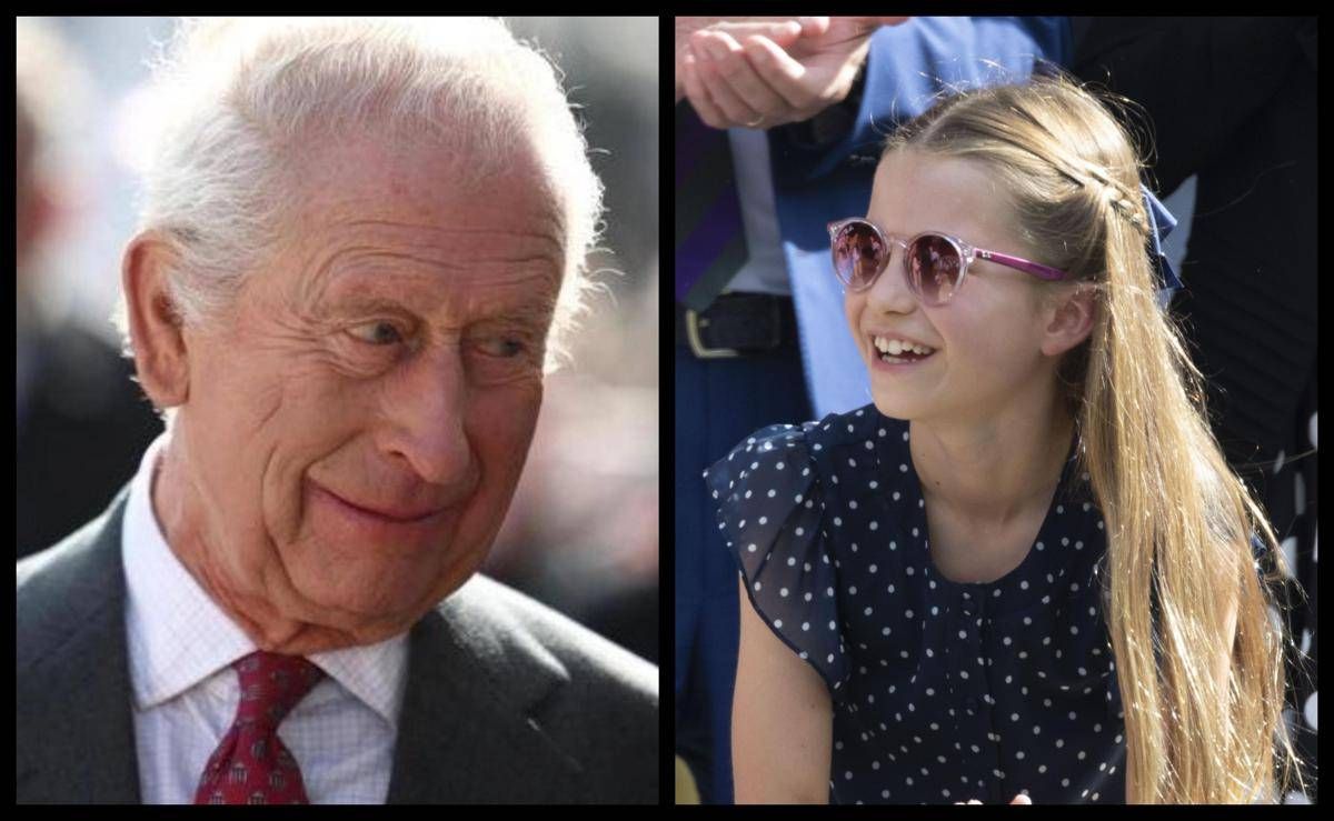 Re Carlo e la nipote Charlotte, è la figlia che avrebbe voluto -