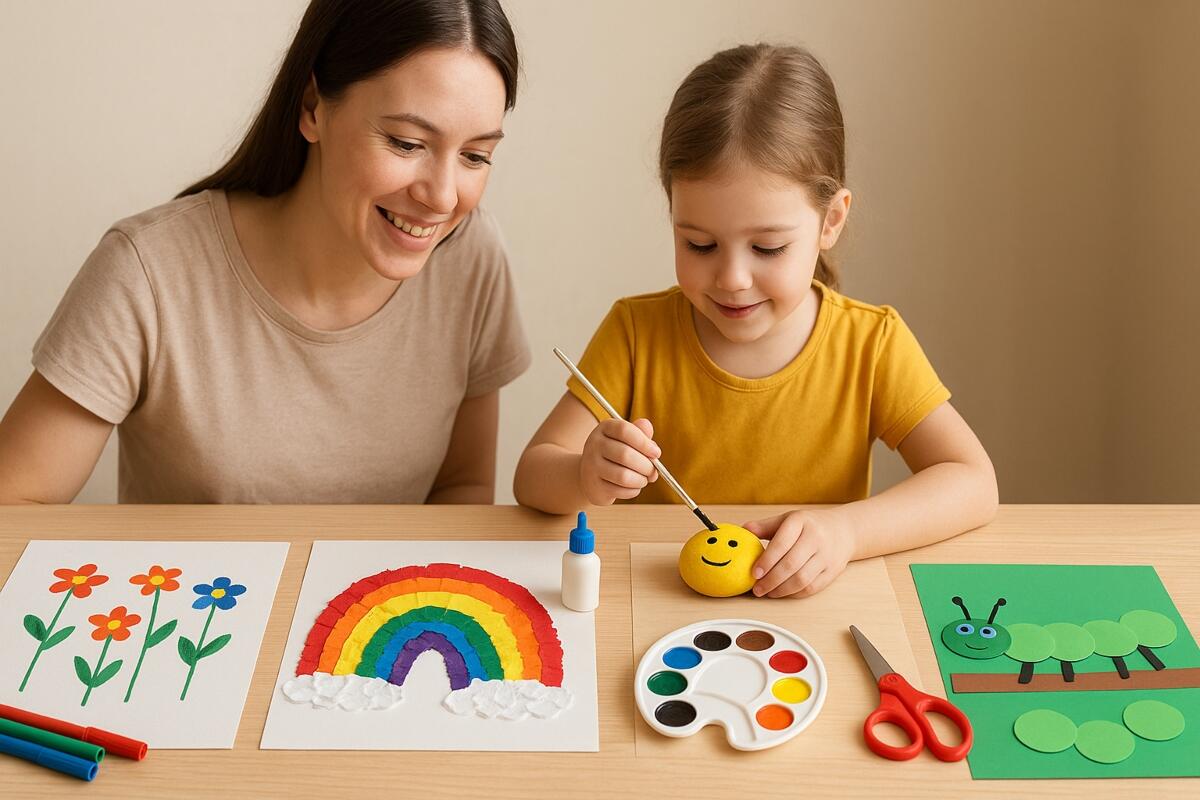 Piccole attività artistiche da fare con i bambini a casa - 