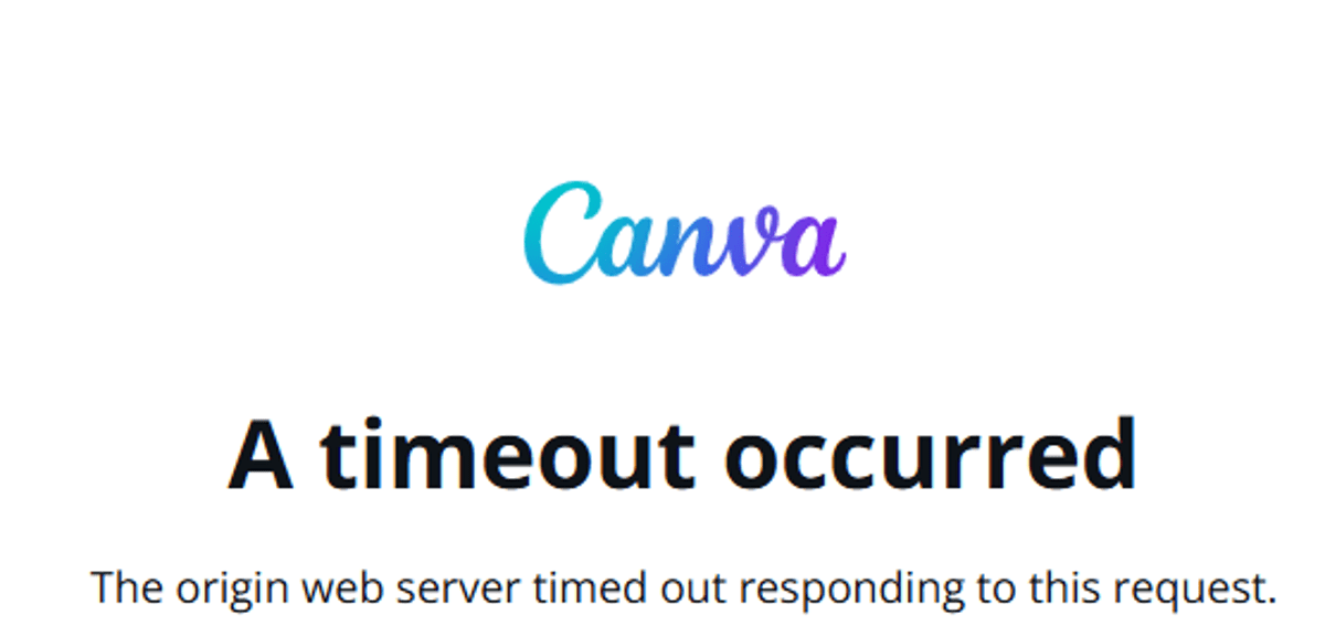 Canva down, la piattaforma di progettazione grafica non è raggiungibile - 