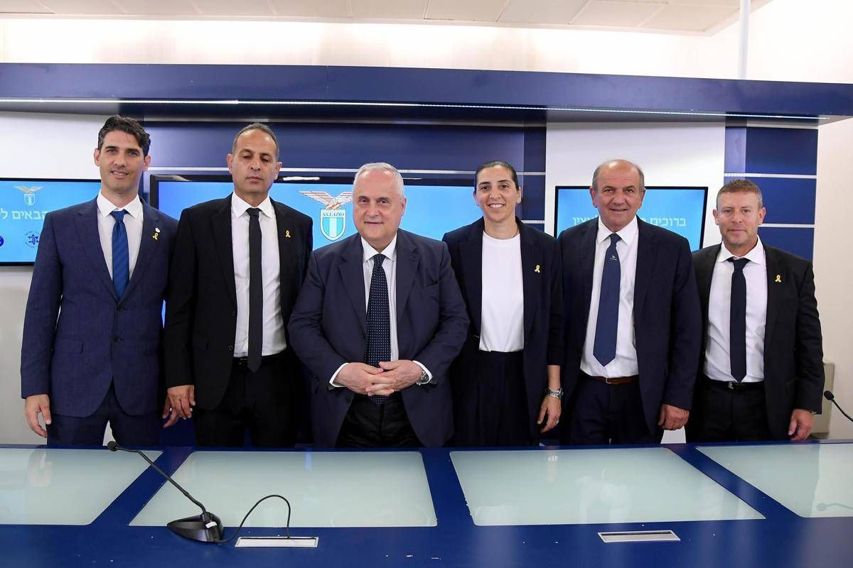 Lazio e Maccabi Israel firmano un memorandum d'intesa -