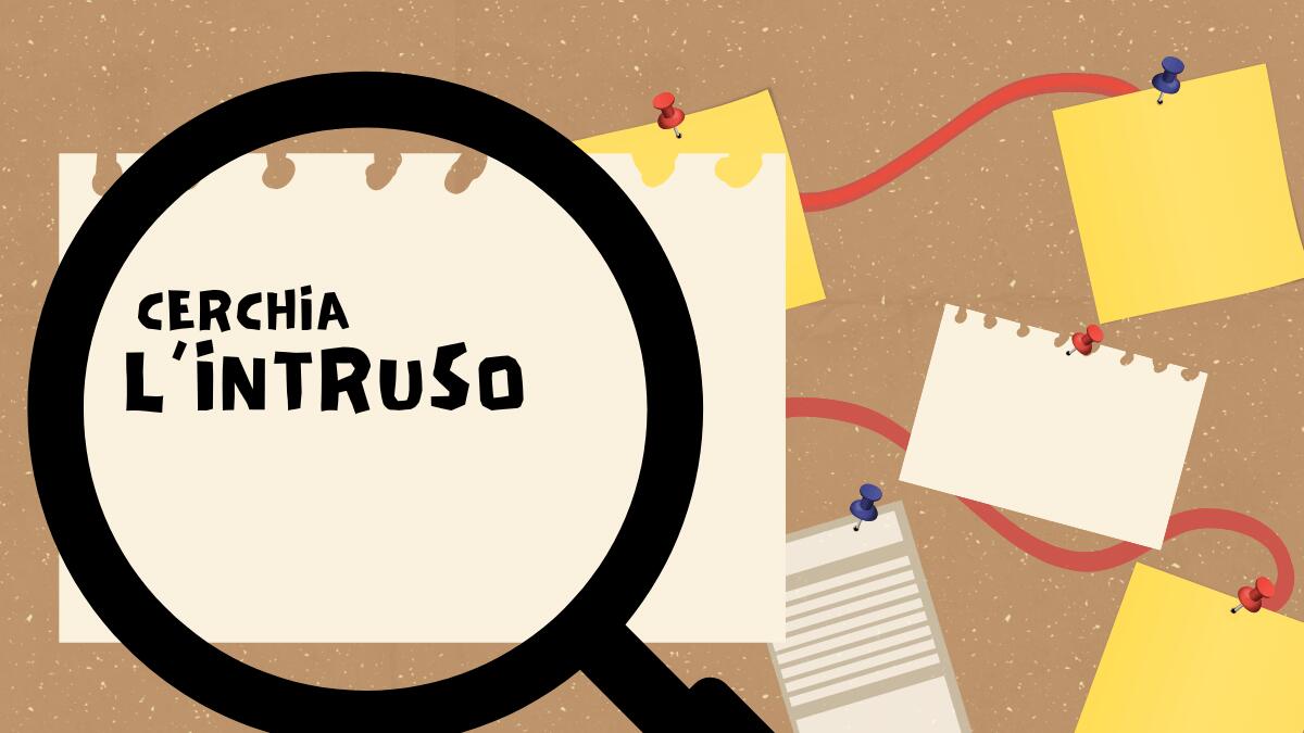 Cerchia l’intruso – Un’attività in inglese per allenare logica e lessico - 