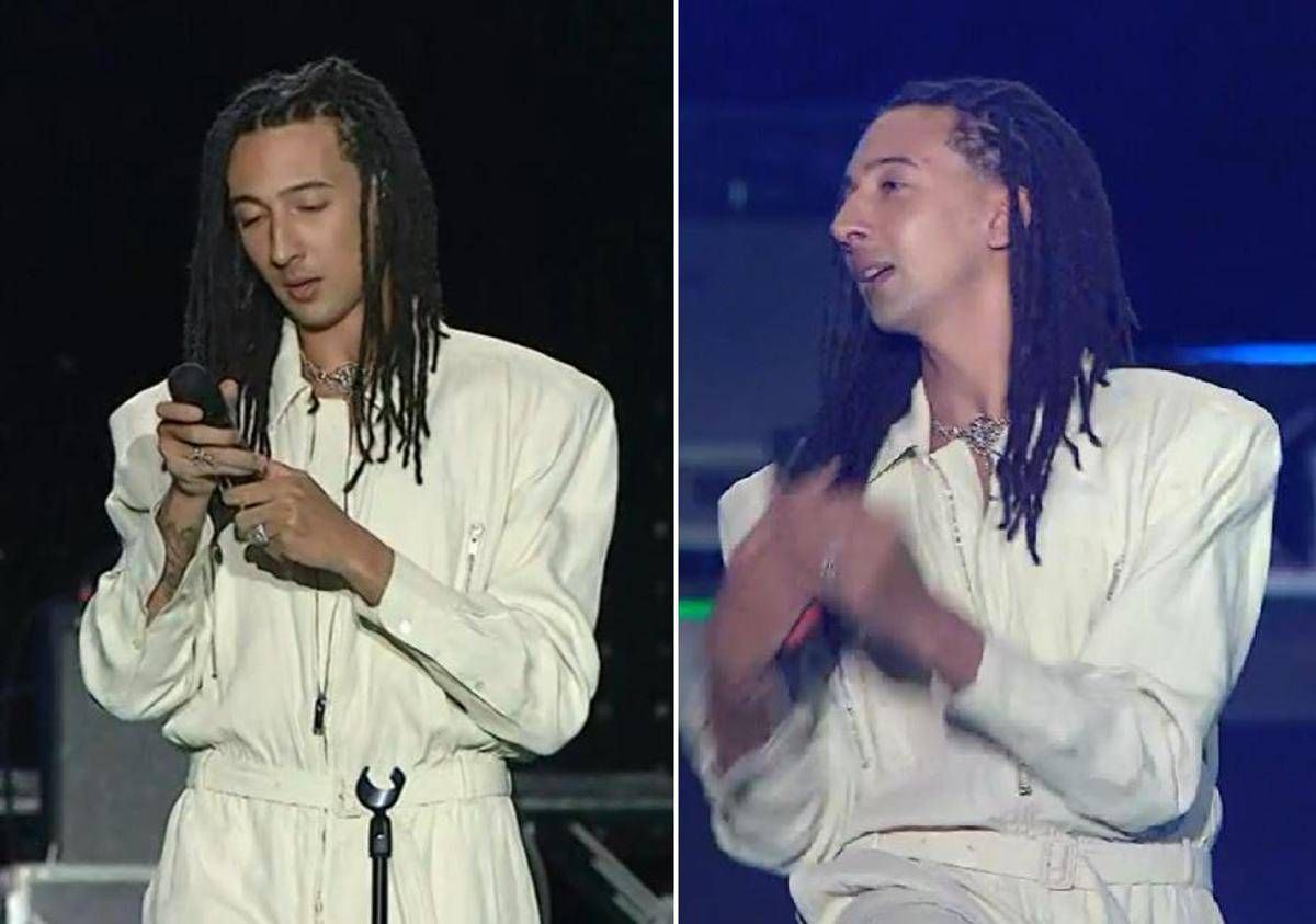 Concerto primo maggio, Ghali 'mollato' dal microfono - 