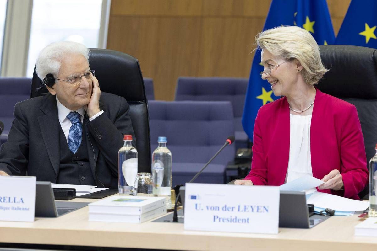 Ue, Mattarella in Commissione con von der Leyen: "Orgoglio per costruzione europea" -