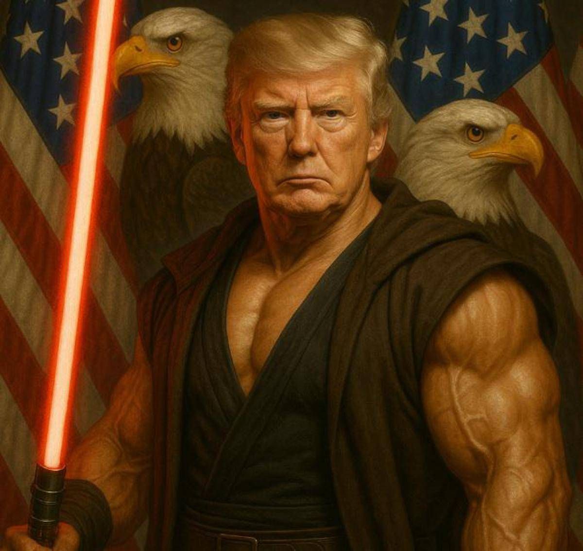 Trump, la nuova 'foto' della Casa Bianca: dopo il Papa Donald, ecco Star Wars -