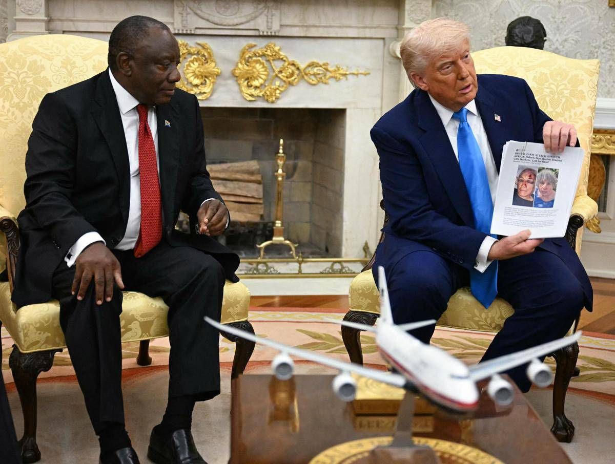 Trump e il "genocidio dei bianchi" in Sudafrica: agguato con video a presidente Ramaphosa - 