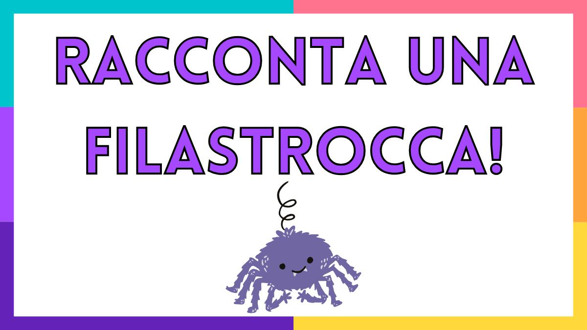 Scheda “Racconta una filastrocca”: stimola la fantasia con il ragnetto simpatico - 
