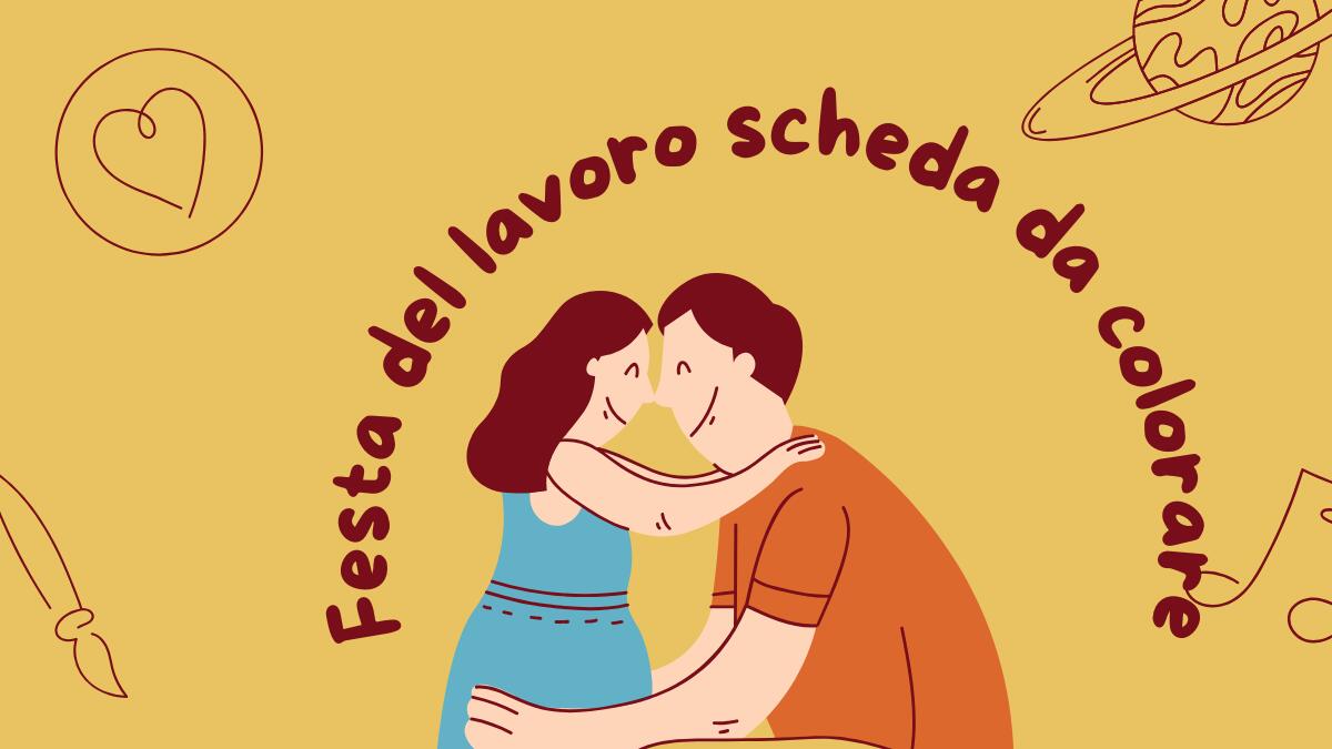 Disegno da colorare: facciamo festa con un'attività creativa per bambini - 