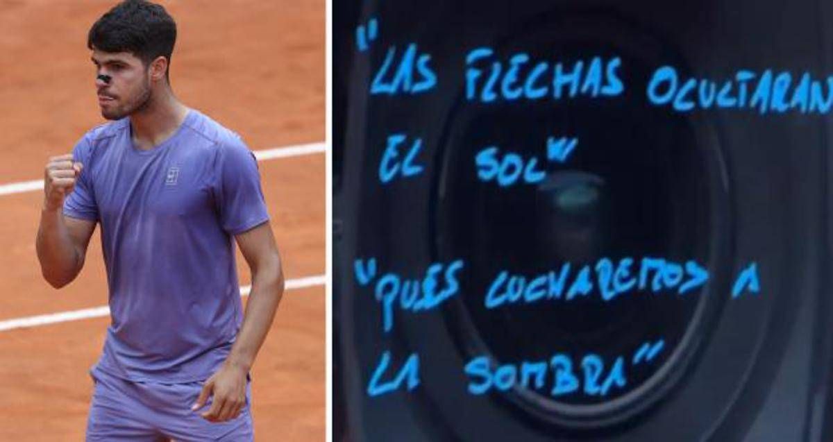 Alcaraz vince agli Internazionali. Poi cita '300' sulla telecamera - 