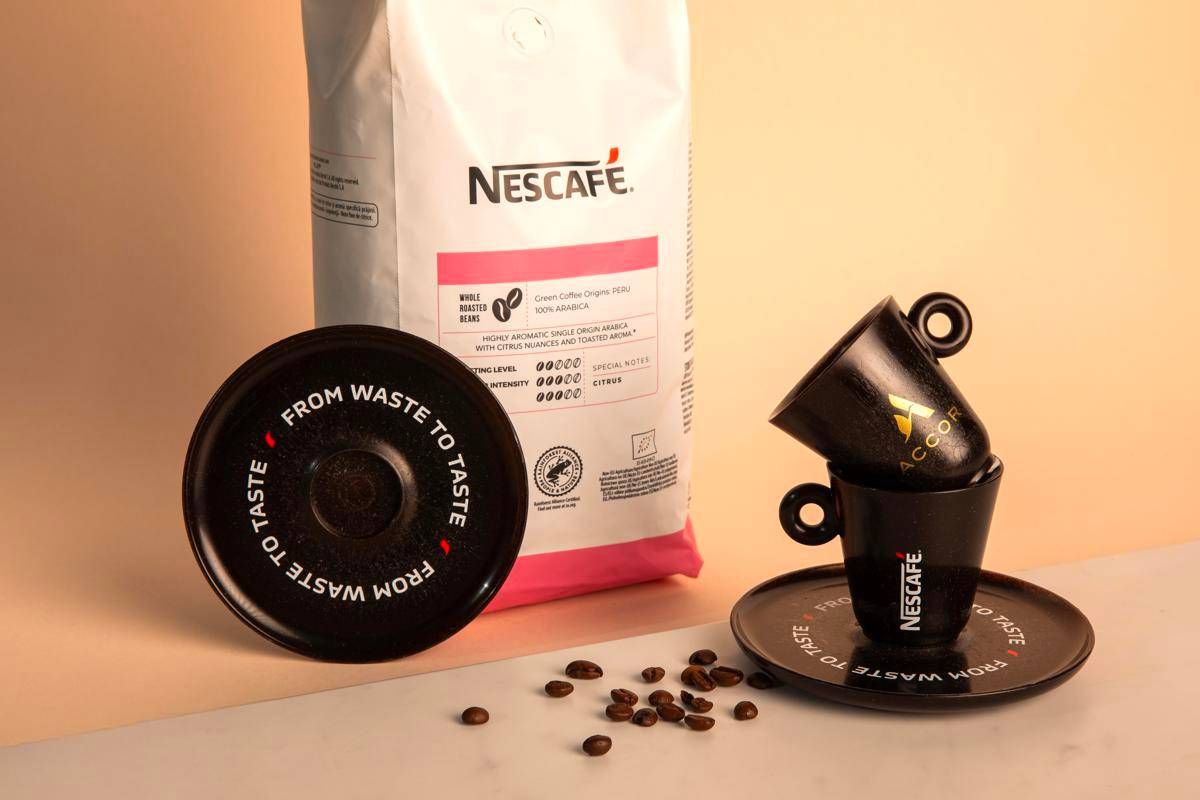 Sostenibilità, Nescafé from waste to taste, tazzine personalizzate dai fondi di caffè -