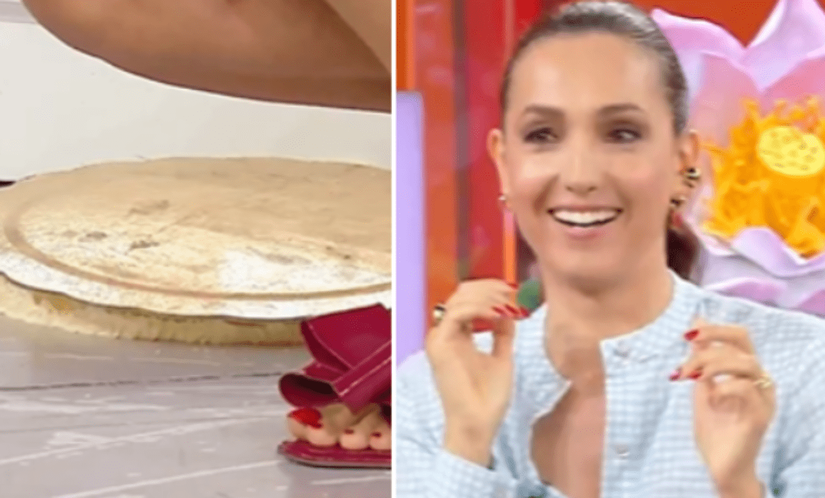 Portano la torta in studio ma... si rovescia a terra: l'incidente a La volta buona - 