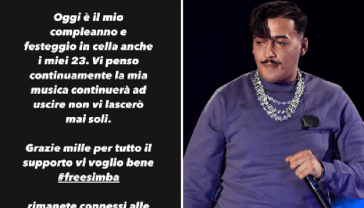 Simba La Rue compie 23 anni, il messaggio dal carcere: "Festeggio in cella" - 