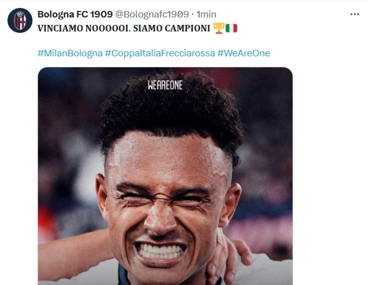 Bologna festeggia la Coppa Italia dopo 51 anni | Milano in silenzio: come è successo? - 