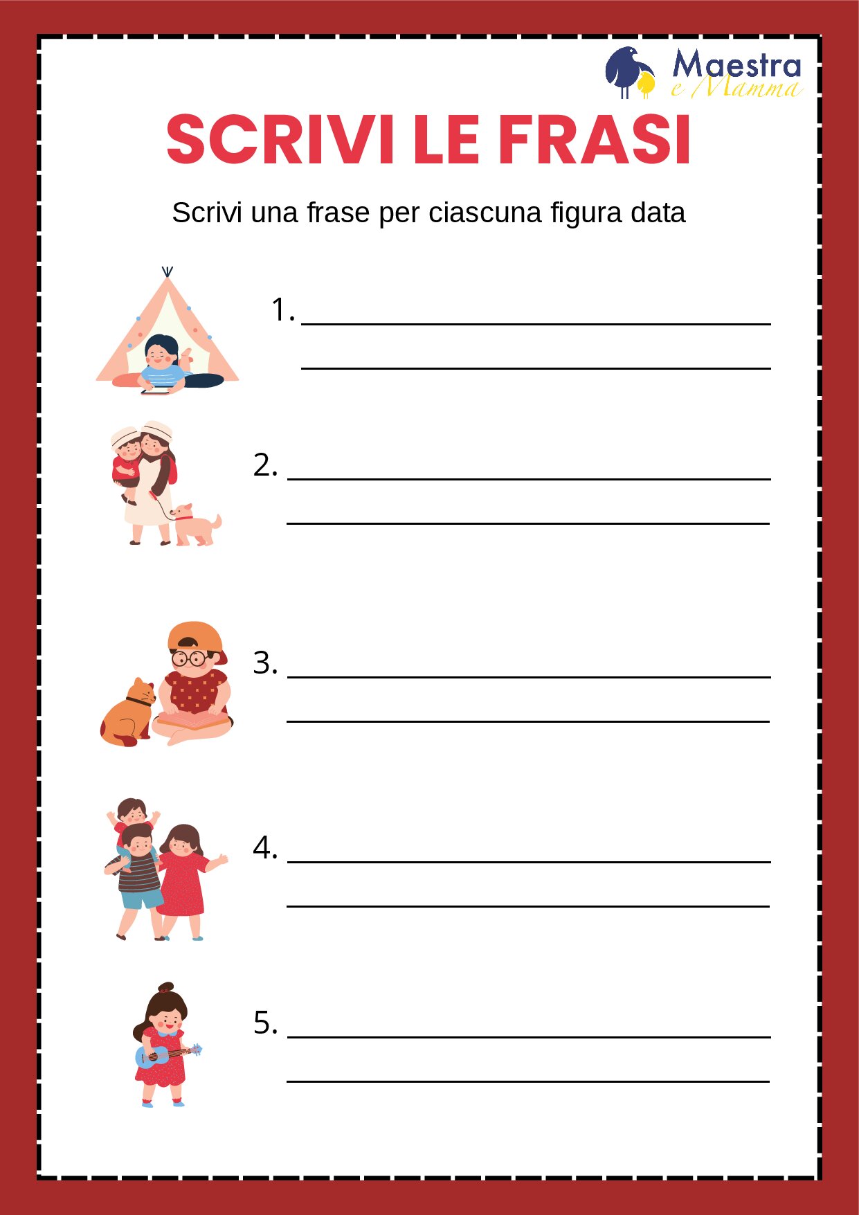 Scrivi le frasi [227 KB]