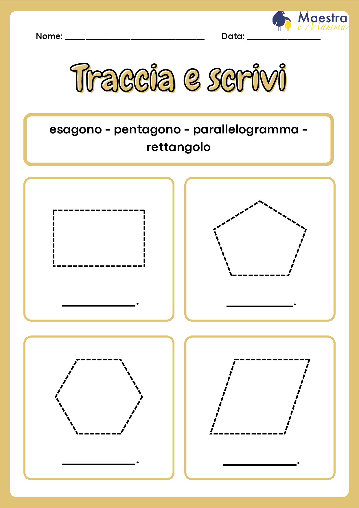 Scheda figure geometriche [83 KB]