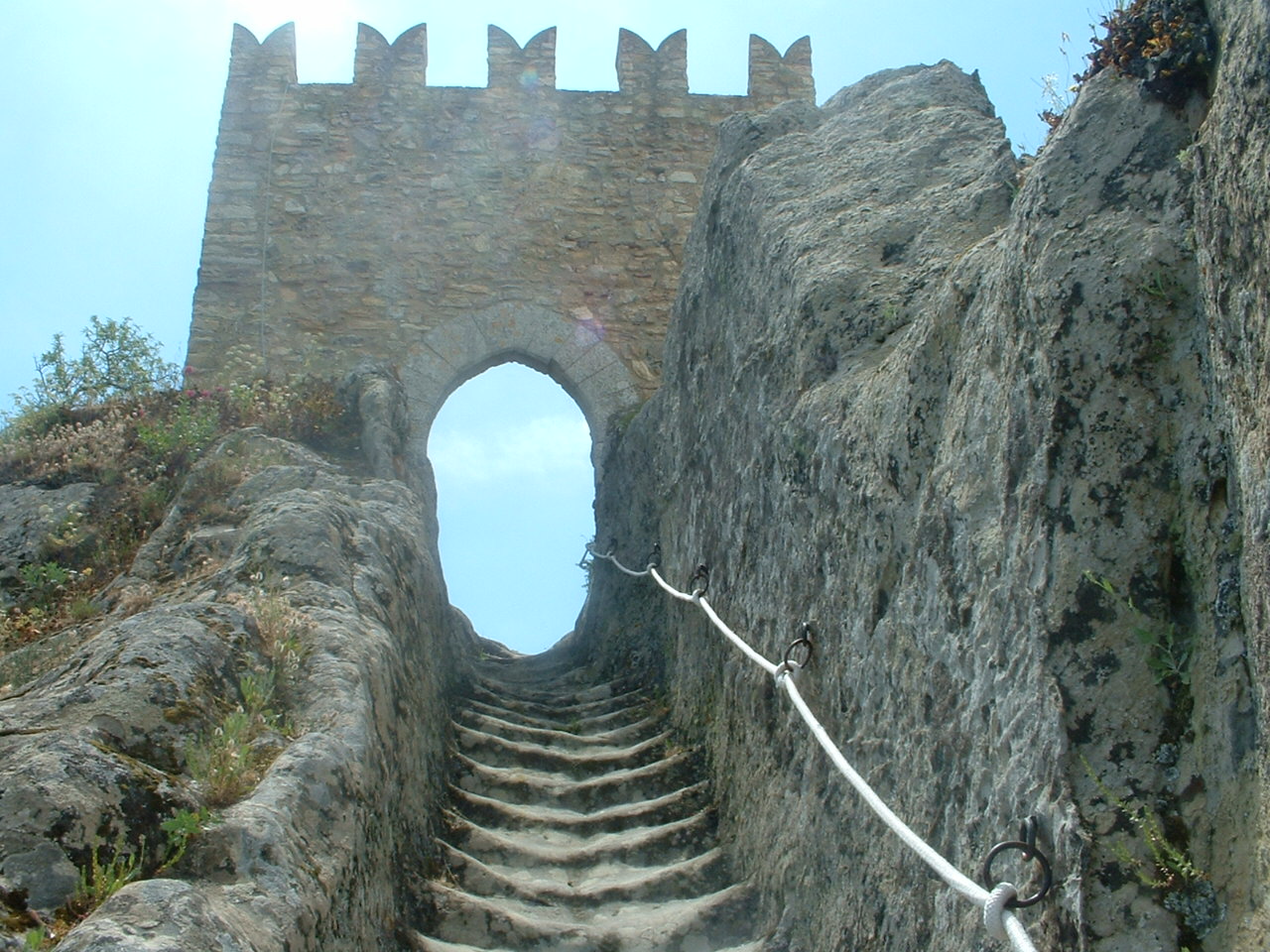 Scalinata castello
